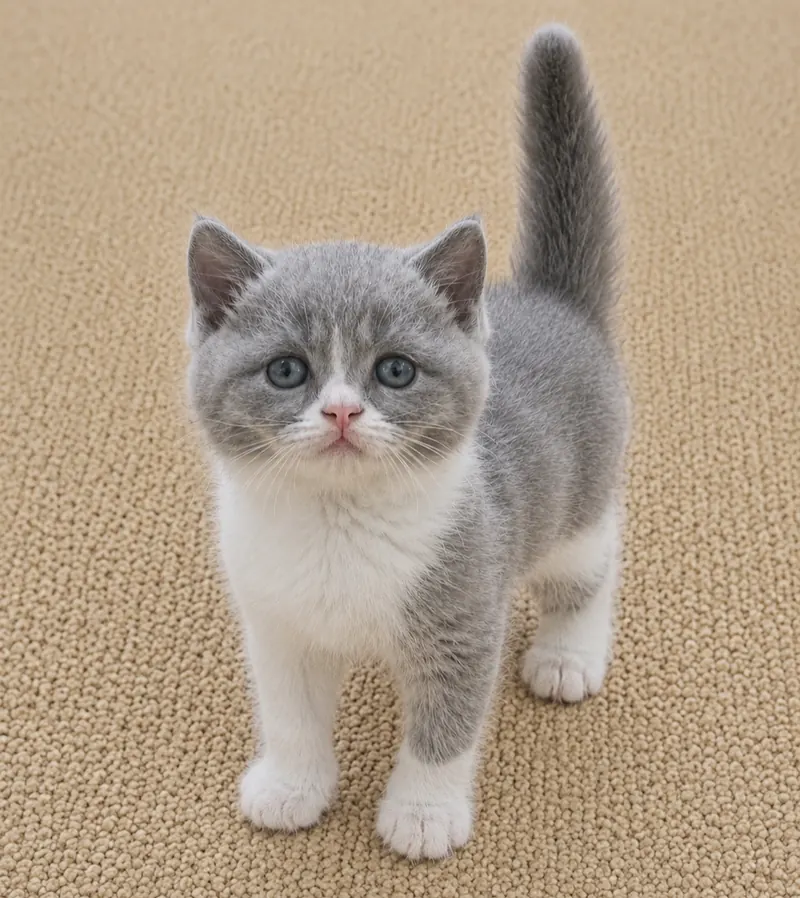 Show Kalite British Shorthair Blue Bicolor Erkek Yavrumuz